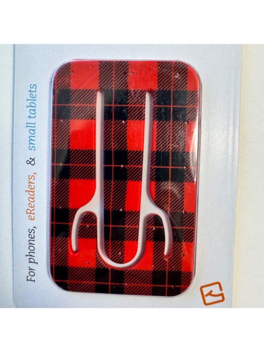 Flexistand Red Tartan Slim Phone Stand Universal Portable Phone Holder New - Picture 2 of 9